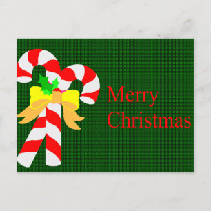 Candy Canes Christmas Card