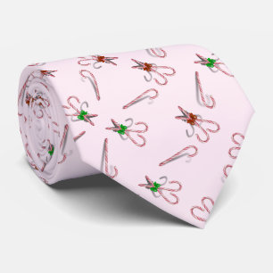  Candy Canes Christmas Tie