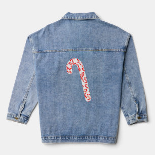 Candy Canes Denim Jacket