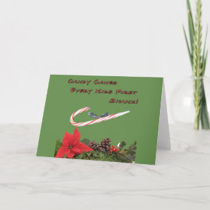 Candy Canes Every Kids First Shank Christmas Card