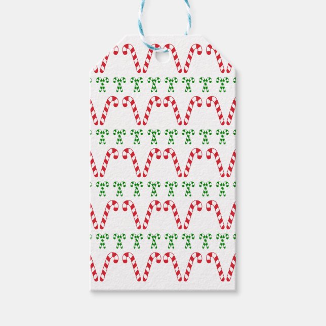 Candy Canes Gift Tag (Front)