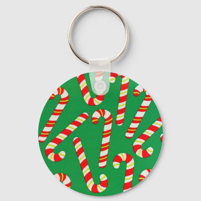Candy Canes Key Ring (Front)