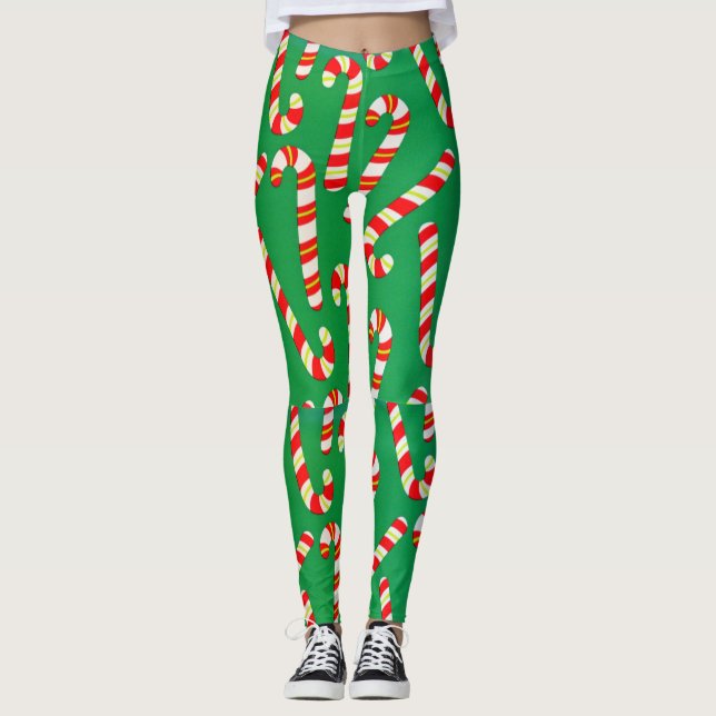 Candy Canes Leggings (Front)