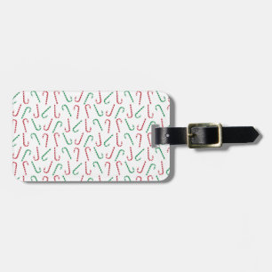 Candy Canes Luggage Tag
