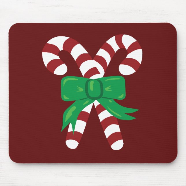 Candy Canes Mouse Mat (Front)