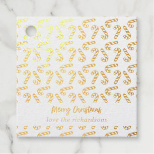 Candy Canes & Name Favour Tags