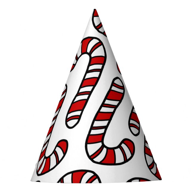 Candy Canes Party Hat (Front)