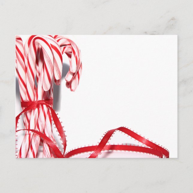Candy Canes Postcard (Front)
