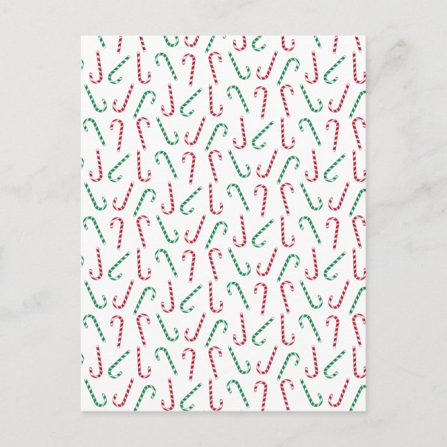 Candy Canes Postcard (Front)