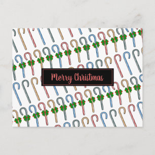 Candy Canes Postcard