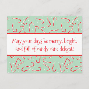Candy Canes Postcard