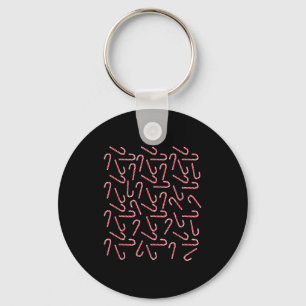 Candy Canes Shirt For Women Kids Men Candy Cane Ch Key Ring