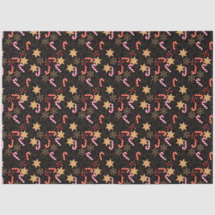 Candy Canes, Snowflakes, Stars and Holly Tissue Paper