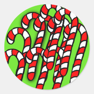Candy Canes Stickers
