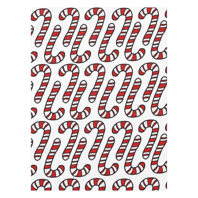 Candy Canes Tablecloth (Front)