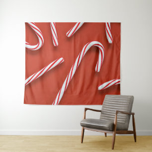 Candy Canes Tapestry