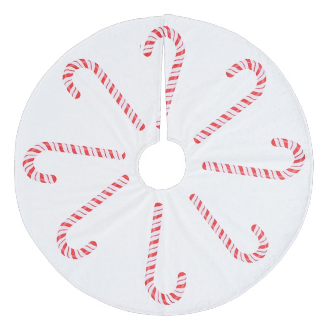 Candy Canes Tree Skirt (Front)