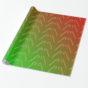 Candy Canes Wrapping Paper