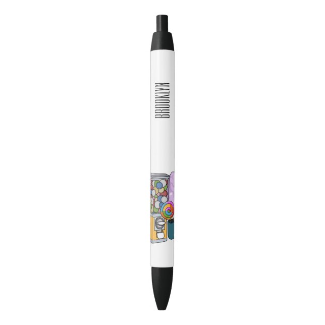 Candy cartoon illustration  black ink pen (Front Vertical)