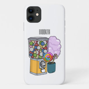 Candy cartoon illustration   iPhone 11 case