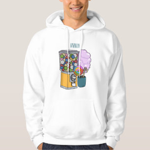 Candy cartoon illustration  hoodie