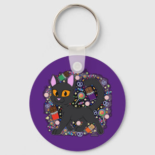 Candy Cat Key Ring