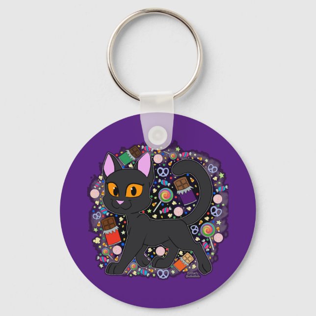 Candy Cat Key Ring (Front)