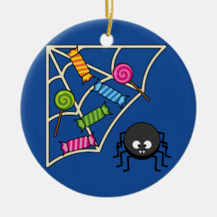 Candy Catcher Spider Ceramic Tree Decoration