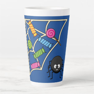 Candy Catcher Spider Latte Mug