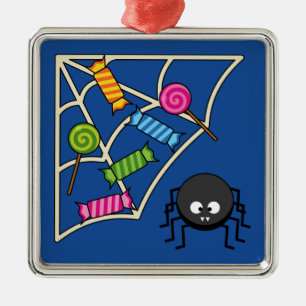 Candy Catcher Spider Metal Tree Decoration