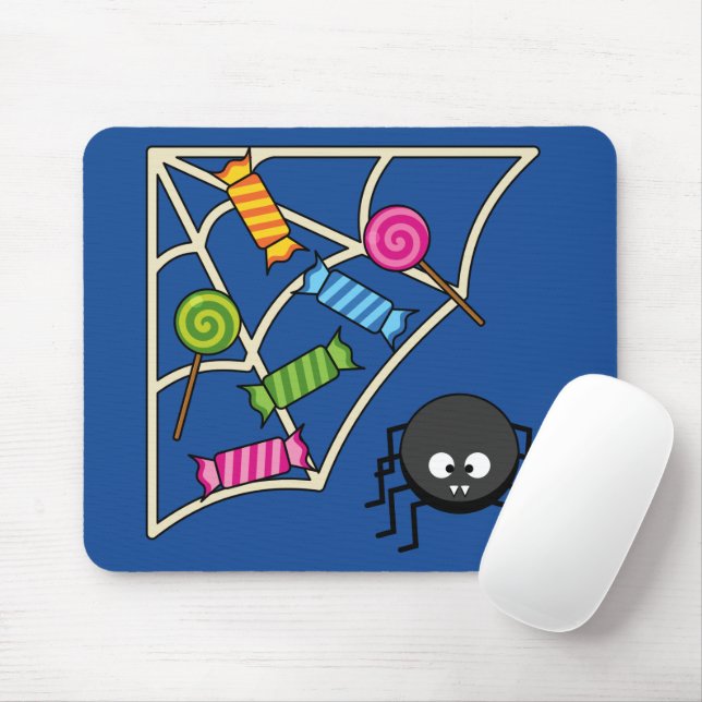 Candy Catcher Spider Mouse Mat (With Mouse)