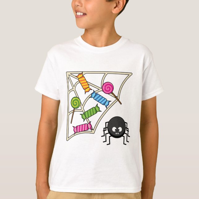 Candy Catcher Spider T-Shirt (Front)