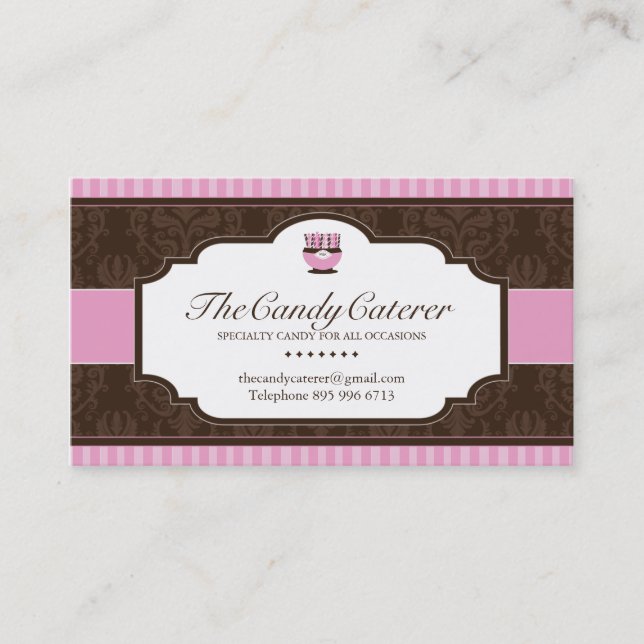 Candy Caterer Business Card (Front)