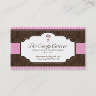Candy Catering Business Card