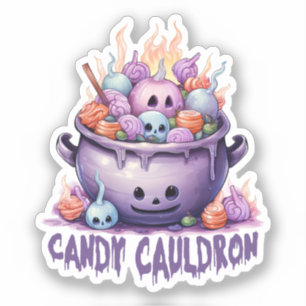 Candy Cauldron – Pastel Purple Halloween Treats