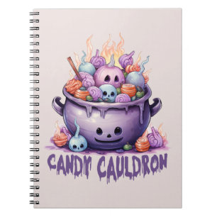 Candy Cauldron – Pastel Purple Halloween Treats Notebook