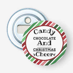 Candy Chocolate and Christmas Cheer Bottle Opener