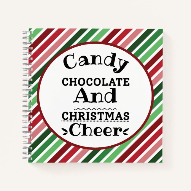 Candy Chocolate and Christmas Cheer Journal (Front)