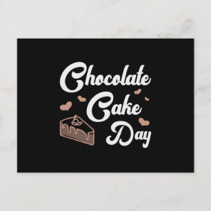 Candy Chocolate Cake Day Sweet Dessert Gift Idea Postcard