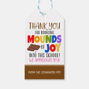 Candy Chocolate Gift Tag