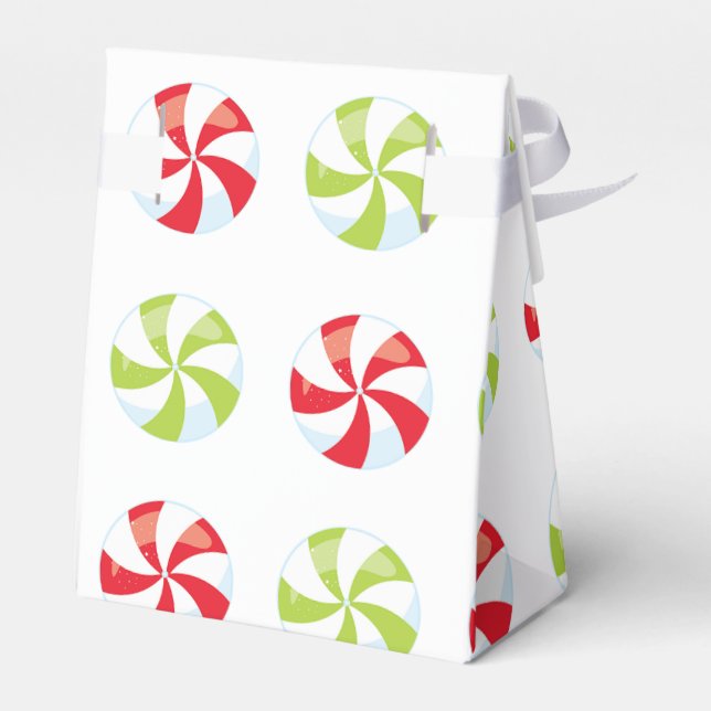 Candy Christmas Favour Box (Back Side)
