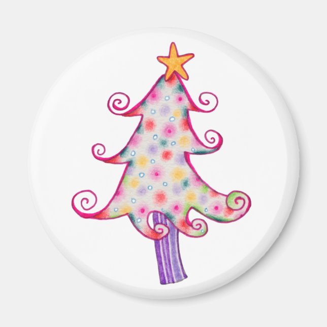 Candy Christmas Tree Magnet (Front)