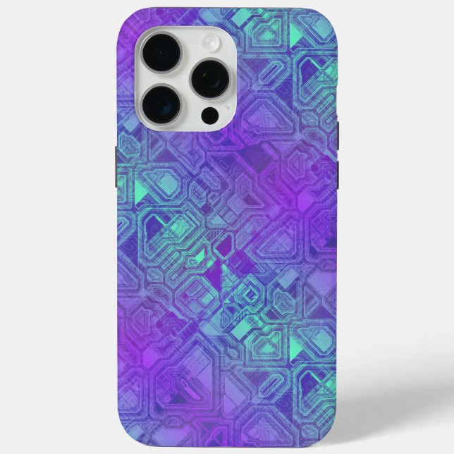 candy circuits - berry blue : Case-Mate iPhone case (Back)