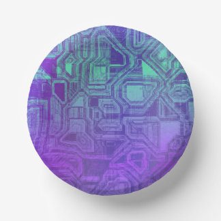 candy circuits - berry blue : paper plate