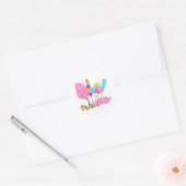 Candy Circus Classic Round Sticker (Envelope)