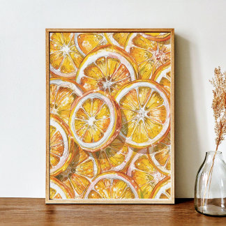 Candy Citrus Swirl – Fun Retro Citrus Candy Poster