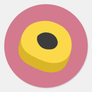Candy Classic Round Sticker