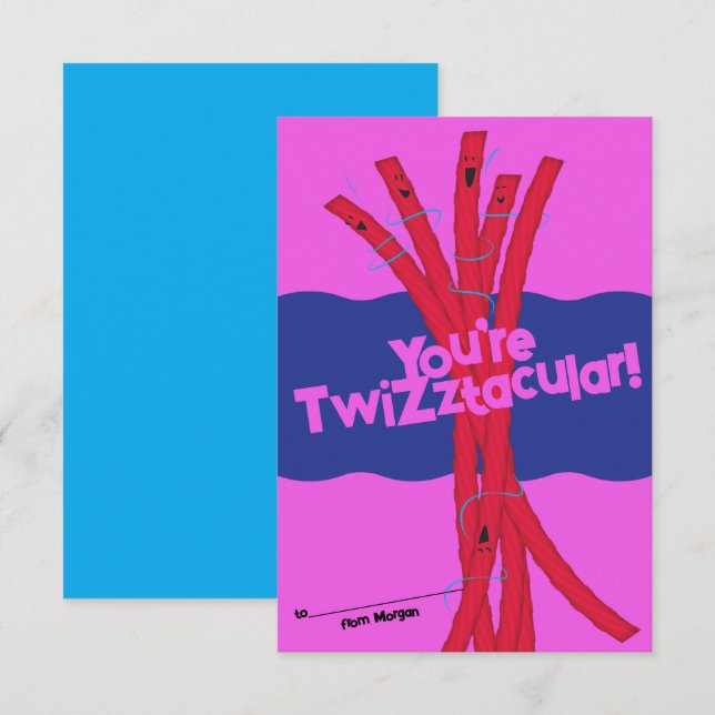 Candy Classroom Valentine Cards (Front/Back)