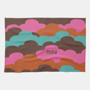Candy Clouds custom hand towel