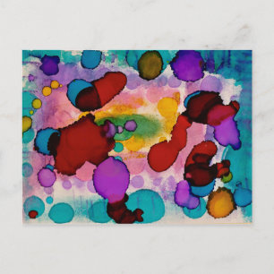 Candy Clown Postcard